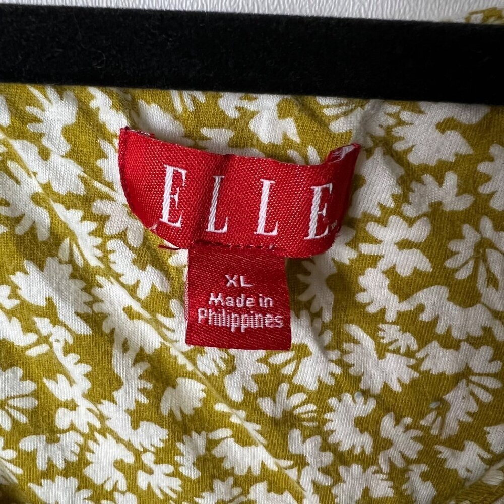 Elle floral layered tank top padded top women’s size‎ XL - Picture 5 of 8